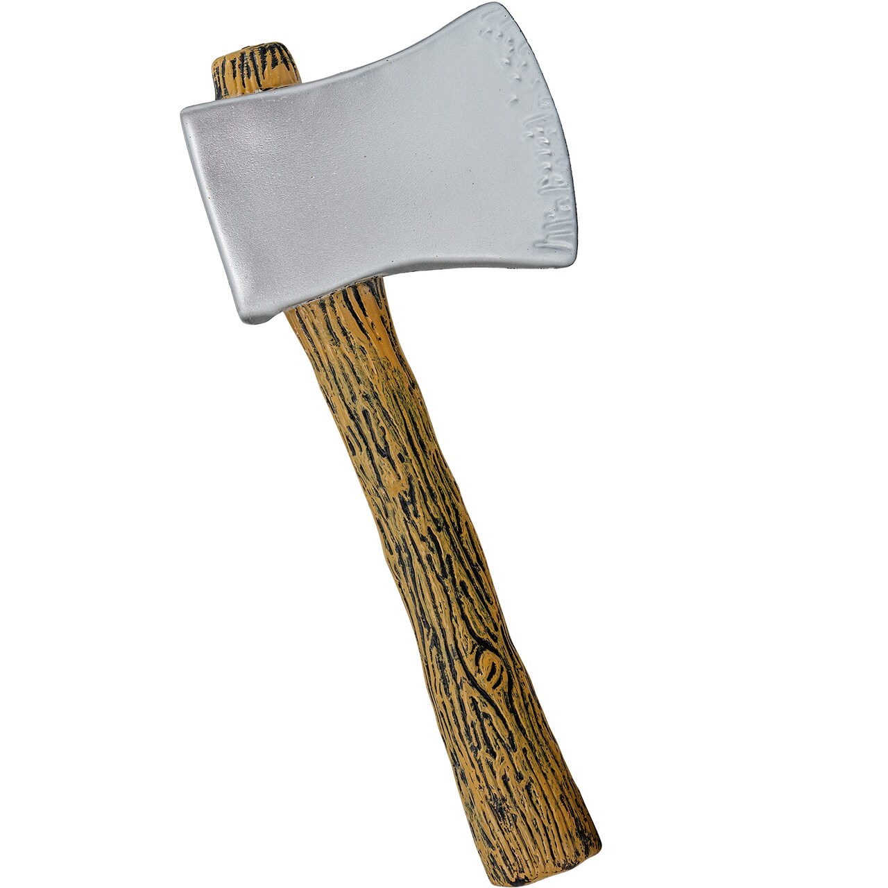 Realistic Hatchet Axe Toy - Wood Look Lumberjack Props Costume Accessories with Fake Tin Blade